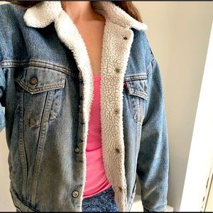 Vintage Levi’s Sherpa Lined Jean Jacket